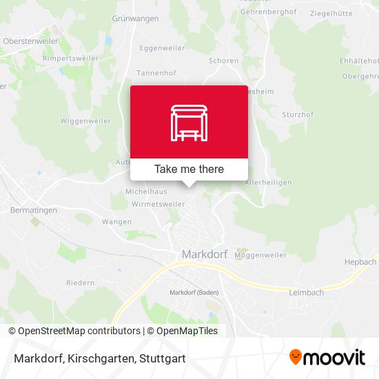 Markdorf, Kirschgarten map