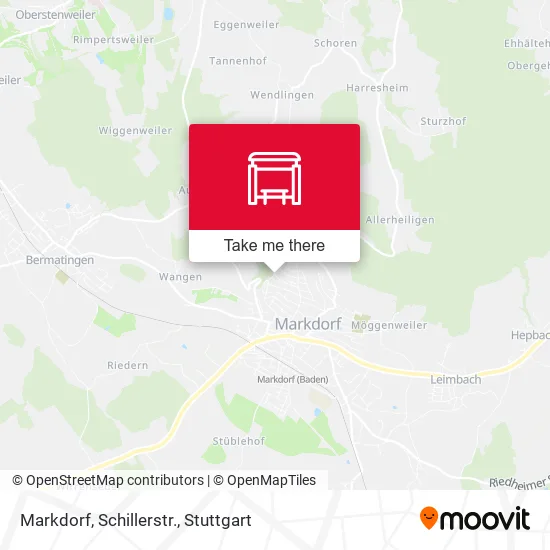 Карта Markdorf, Schillerstr.