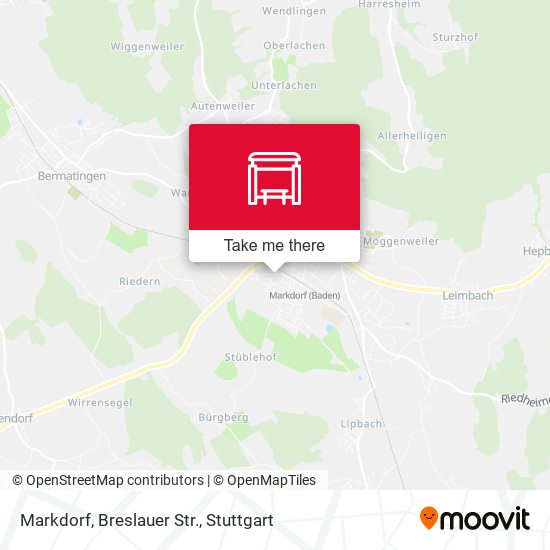 Карта Markdorf, Breslauer Str.