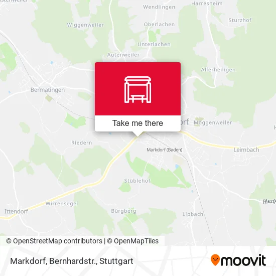 Карта Markdorf, Bernhardstr.