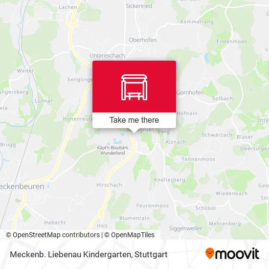 Карта Meckenb. Liebenau Kindergarten