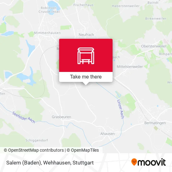 Карта Salem (Baden), Wehhausen