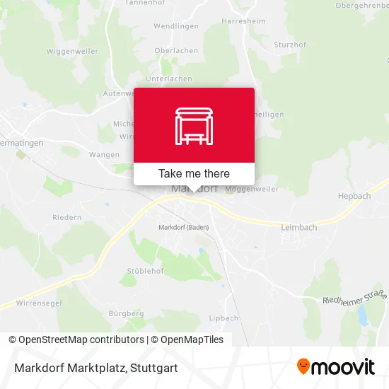 Markdorf Marktplatz map