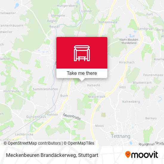 Meckenbeuren Brandäckerweg map