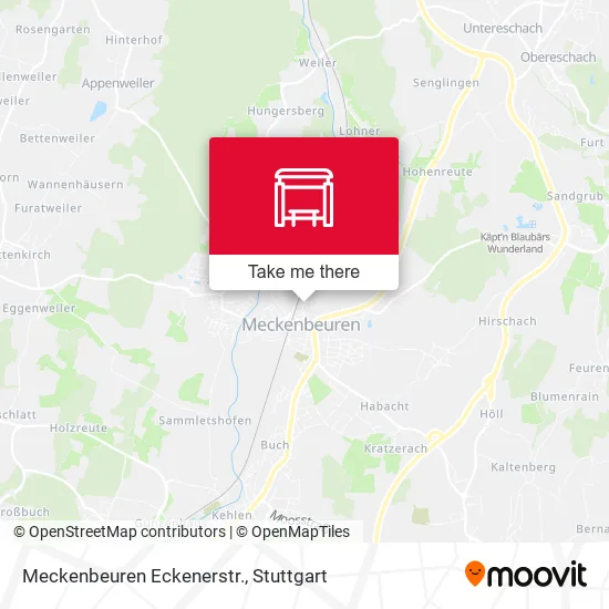 Карта Meckenbeuren Eckenerstr.