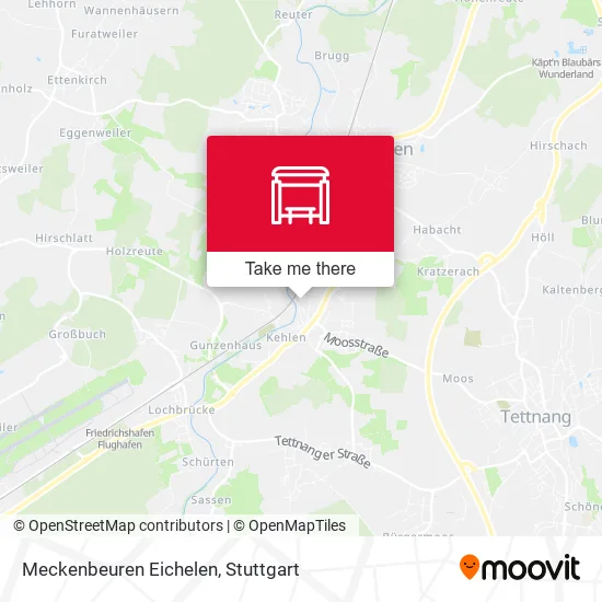 Карта Meckenbeuren Eichelen