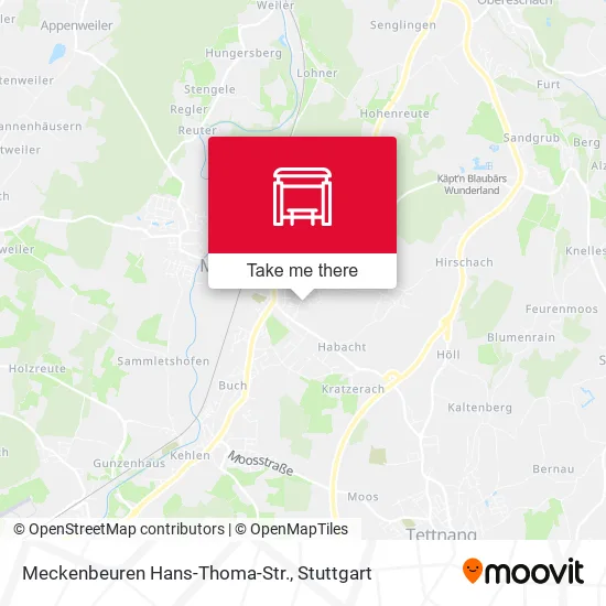 Карта Meckenbeuren Hans-Thoma-Str.