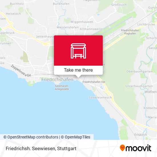 Карта Friedrichsh. Seewiesen