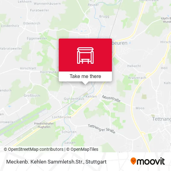 Meckenb. Kehlen Sammletsh.Str. map