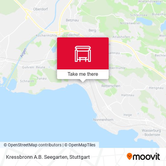 Kressbronn A.B. Seegarten map