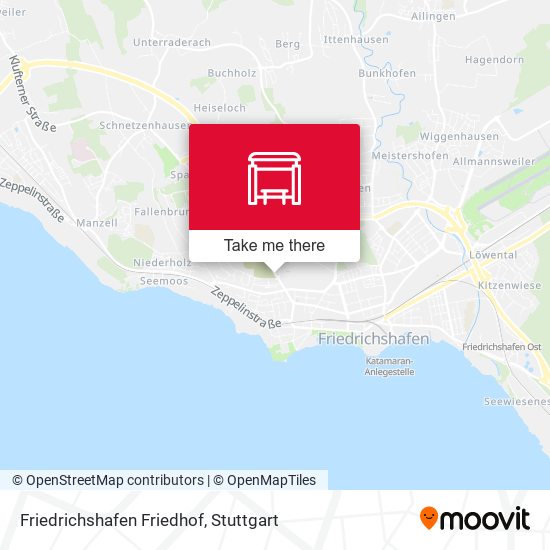 Friedrichshafen Friedhof map
