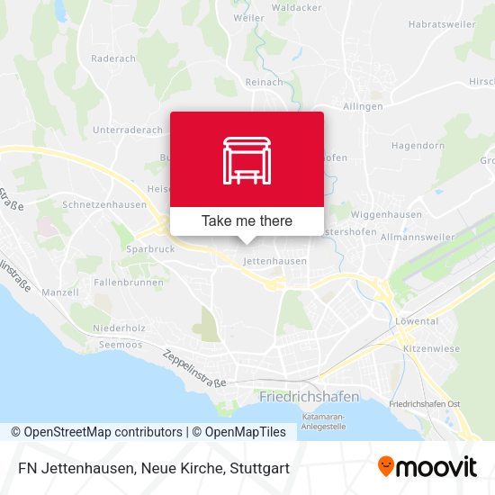 FN Jettenhausen, Neue Kirche map