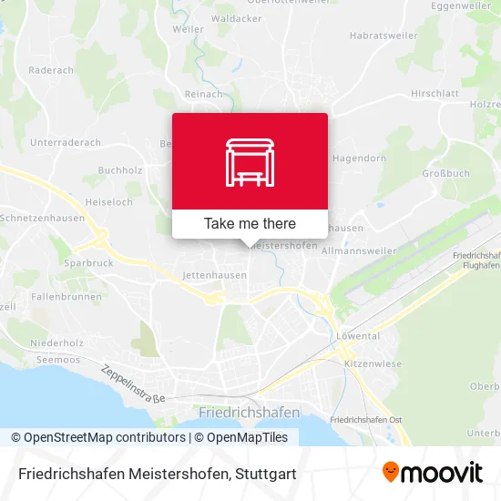 Карта Friedrichshafen Meistershofen