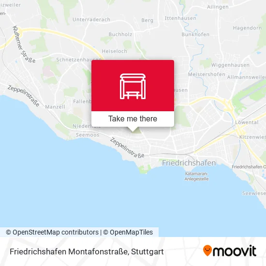 Карта Friedrichshafen Montafonstraße
