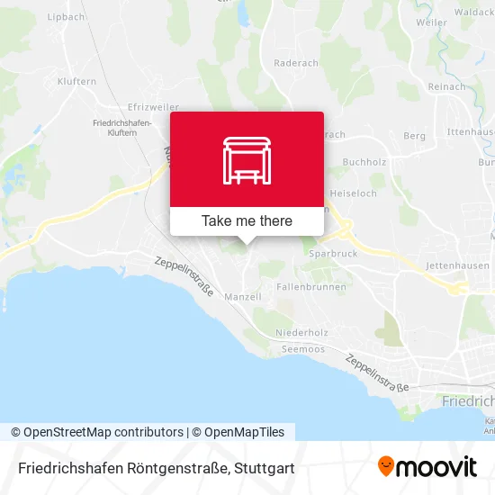 Карта Friedrichshafen Röntgenstraße
