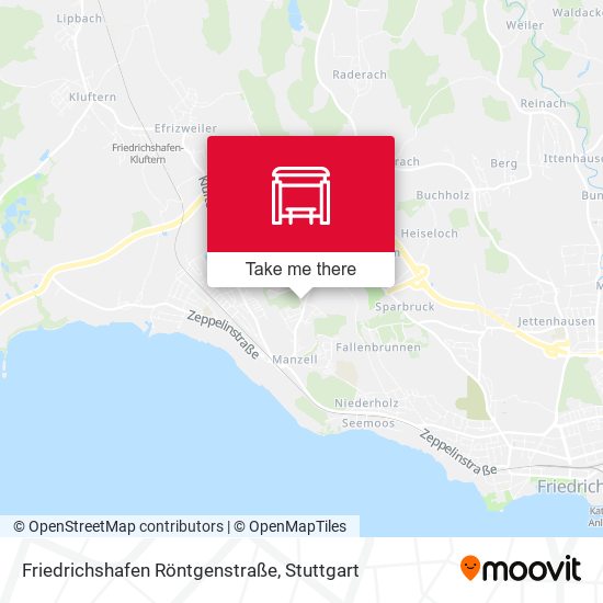 Friedrichshafen Röntgenstraße map