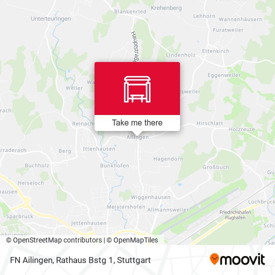 FN Ailingen, Rathaus Bstg 1 map