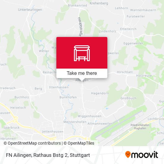 Карта FN Ailingen, Rathaus Bstg 2