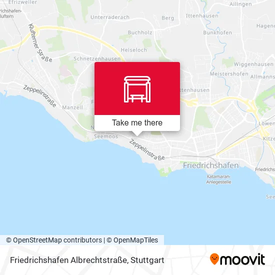 Карта Friedrichshafen Albrechtstraße