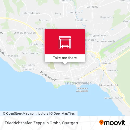 Карта Friedrichshafen Zeppelin Gmbh