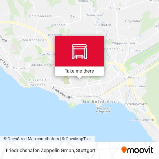 Friedrichshafen Zeppelin Gmbh map