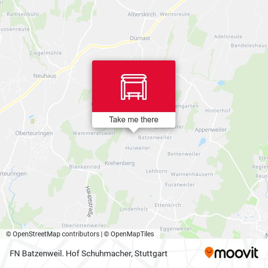 FN Batzenweil. Hof Schuhmacher map