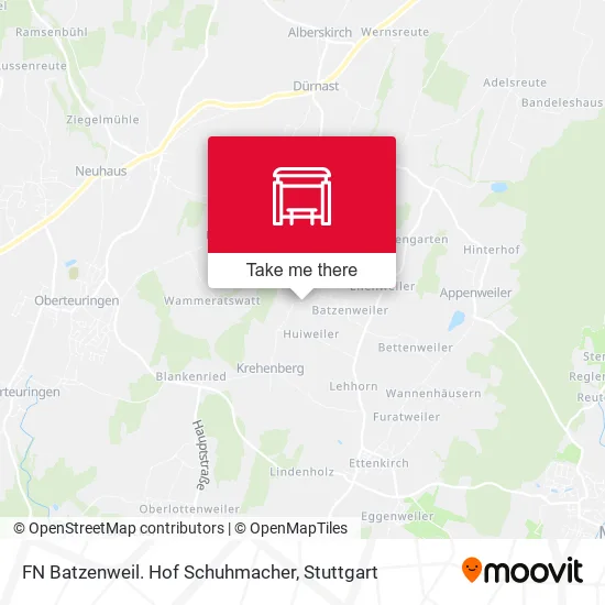 Карта FN Batzenweil. Hof Schuhmacher