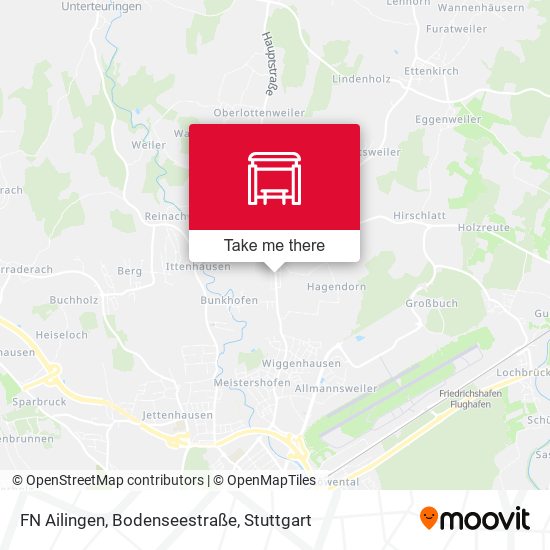 FN Ailingen, Bodenseestraße map