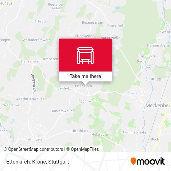 Ettenkirch, Krone map