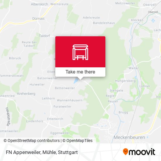 Карта FN Appenweiler, Mühle