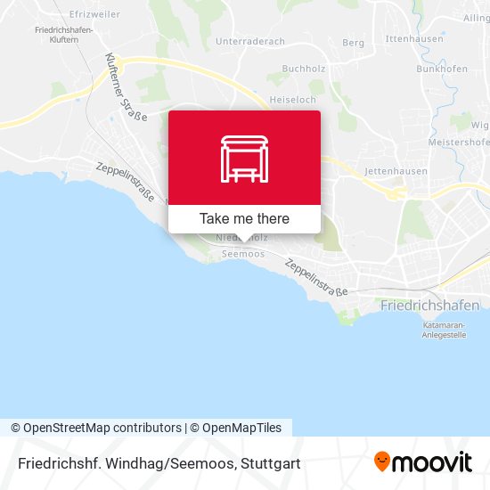 Карта Friedrichshf. Windhag/Seemoos