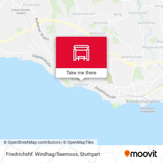 Карта Friedrichshf. Windhag/Seemoos
