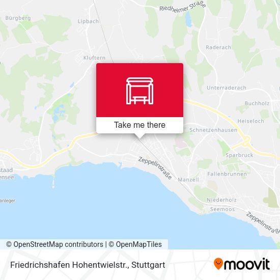 Friedrichshafen Hohentwielstr. map