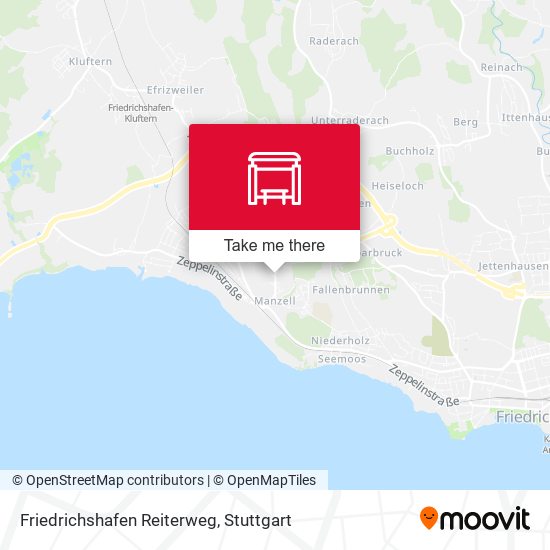 Friedrichshafen Reiterweg map