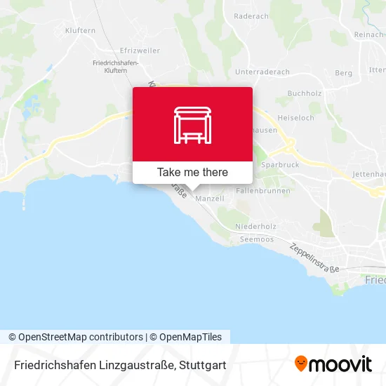 Карта Friedrichshafen Linzgaustraße