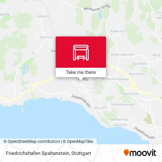 Карта Friedrichshafen Spaltenstein