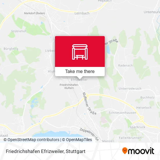 Карта Friedrichshafen Efrizweiler