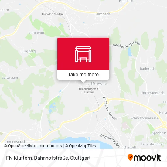 Карта FN Kluftern, Bahnhofstraße