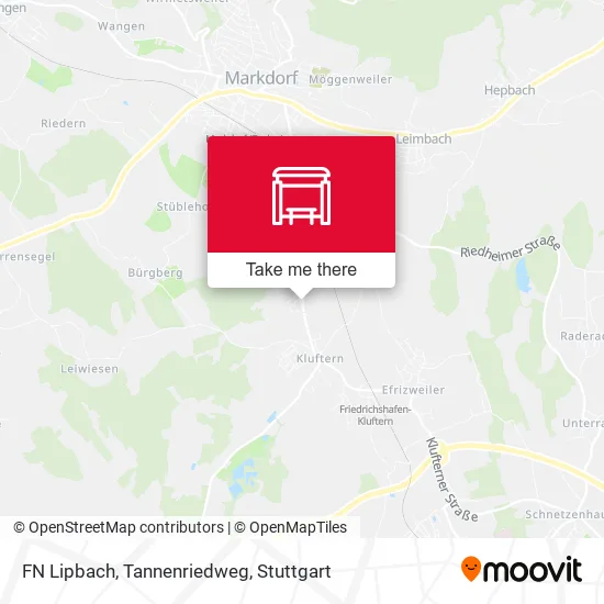 Карта FN Lipbach, Tannenriedweg