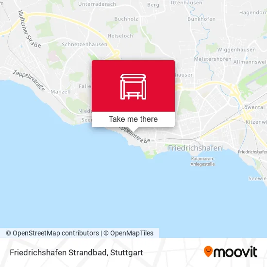 Карта Friedrichshafen Strandbad