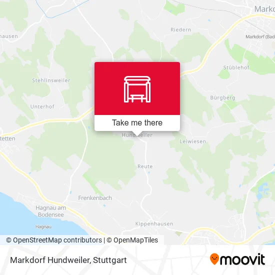 Карта Markdorf Hundweiler