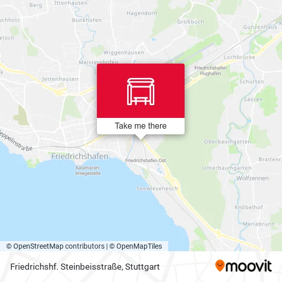 Карта Friedrichshf. Steinbeisstraße