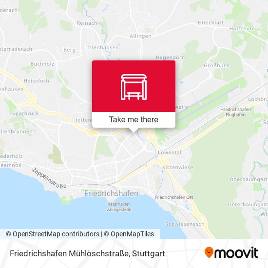 Friedrichshafen Mühlöschstraße map
