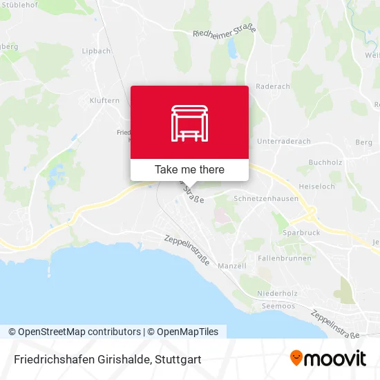 Карта Friedrichshafen Girishalde