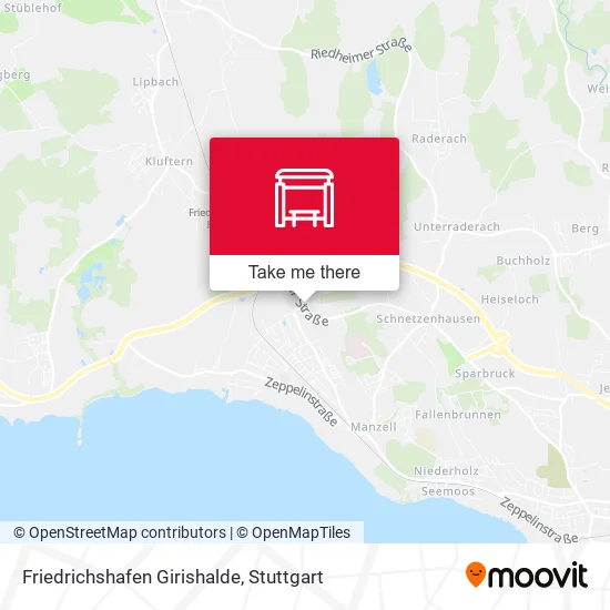 Карта Friedrichshafen Girishalde