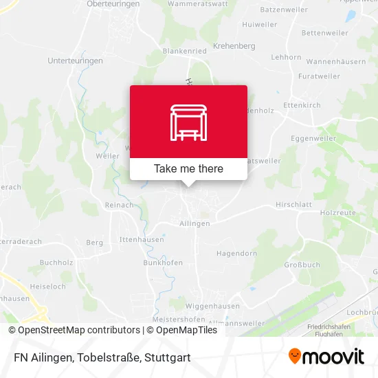 Карта FN Ailingen, Tobelstraße