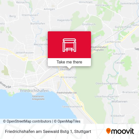 Friedrichshafen am Seewald Bstg 1 map