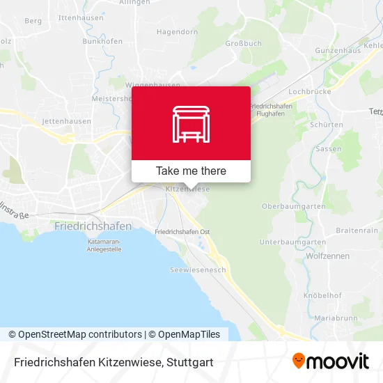 Карта Friedrichshafen Kitzenwiese