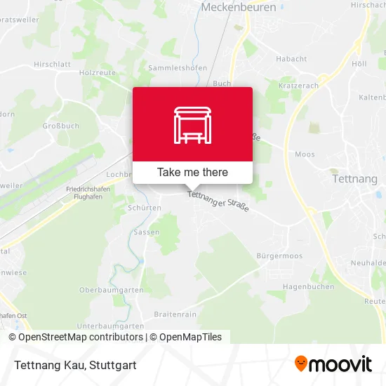 Карта Tettnang Kau