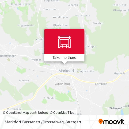 Markdorf Bussenstr./Drosselweg map